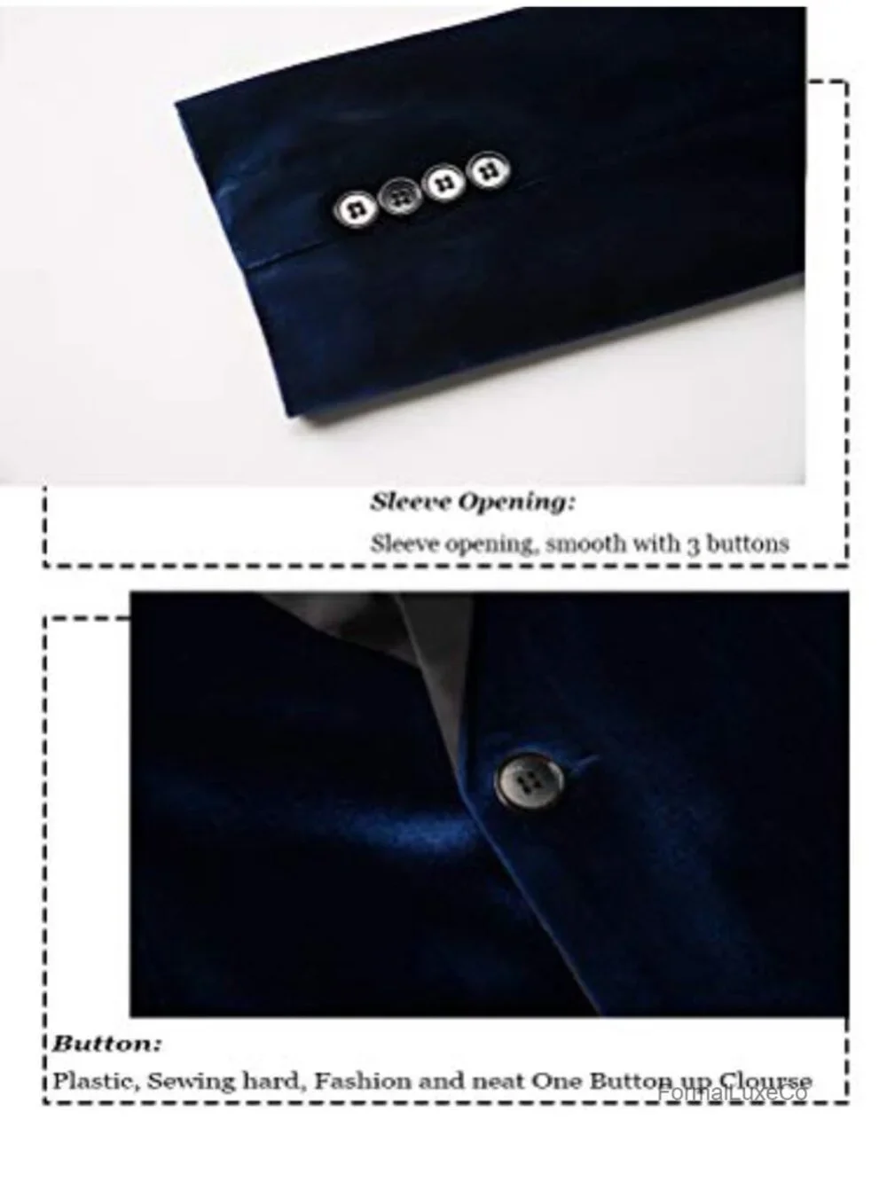 Men's Velvet Blazer Slim Fit One Button Tuxedo Sport Coat Wedding Prom